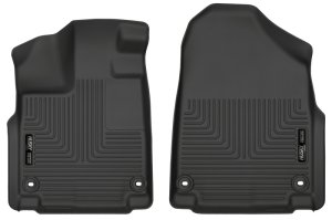 Honda Odyssey Floor Liners - Front - Husky Liners - WeatherBeater - Black - `18-`23